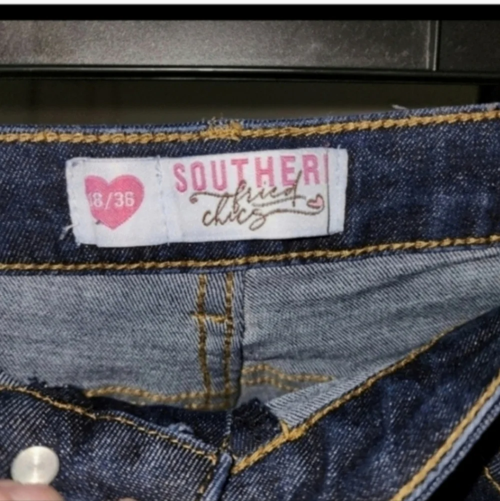 Southern fried chics distressed skinny jeans 18